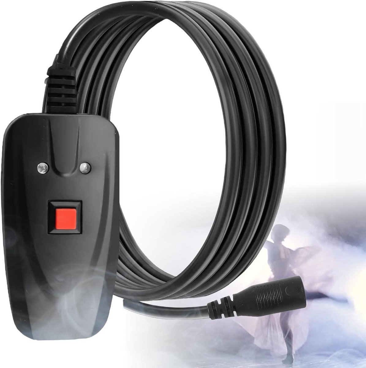 Afstandsbediening Rookmachine - Mist Controller - Feestdecoratie Creëren - Universele XLR Interface - 3-Pin - Zwart