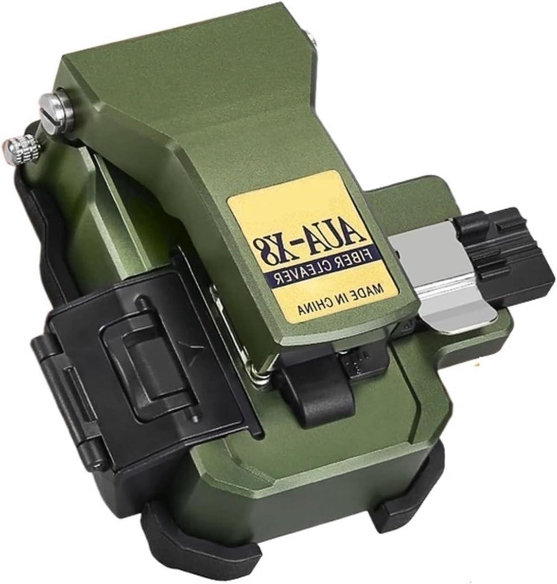 Glasvezel Knipper - Vezelknipper FTTH - Glasvezel Installatie - Automatische Afvalbox - 550 Gram - Groen