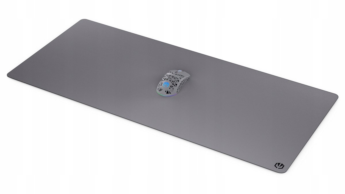 ENDORFY Pure Alt Gray XL Muismat, 900x400 mm, Gestikt, Grijs