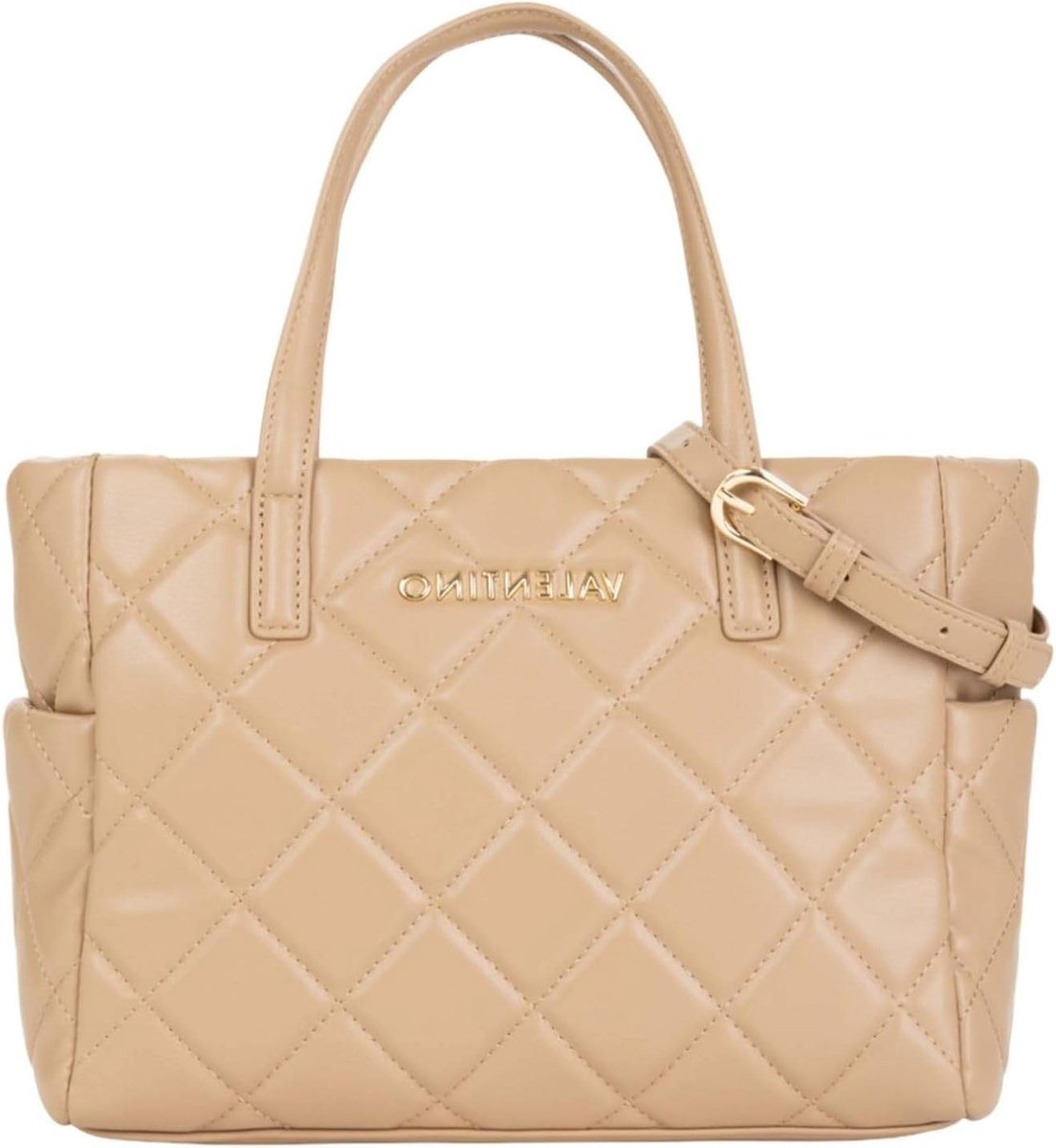 VALENTINO shopper shoulder bag Ocarina Shopping Bag Beige