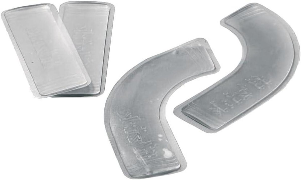 Fietsstuurlint - Handvat Gel - Comfortabel Fietsen - Schokabsorberend - 4 Stuks - Transparant
