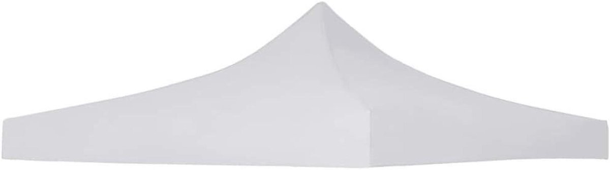 Partytent dak - Tentzeil vervanging - Feestelijke buitenruimte - UV- en waterbestendig - 3 x 3 meter - Wit