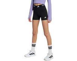Adidas Sportswear Techfit Korte Legging - Kinderen - Zwart