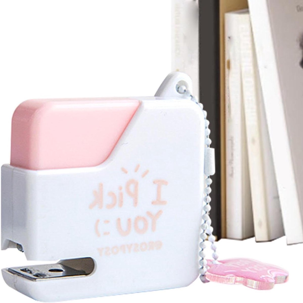 Miniatuur Nietmachine Set - Compacte Nietmachine Bureau - Kantoor Organiseren - Uniek Kubusontwerp - 4 x 4.5 cm - A