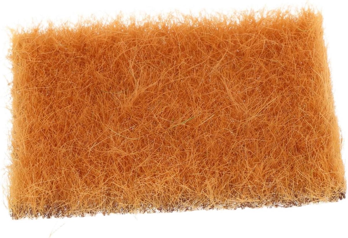Miniatuur Kunstgras - Model Gras - Landschap Bouwen - Levensechte Textuur - 8 x 5 cm - Khaki