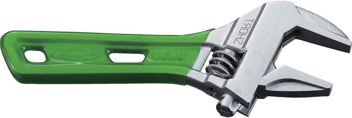 Verstelbare Moersleutel - Handgereedschap - Klus Klussen - Gepoedercoat Metaal - 30 mm Opening - Groen