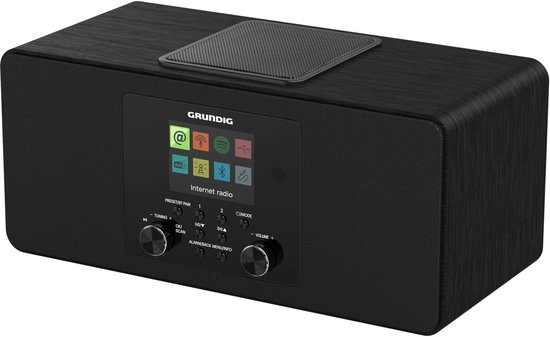 Internetradio met Subwoofer - Digitale Muziekspeler - Muziek Streamen - 2.1 Geluidssysteem - 28 W RMS - Zwart — afbeelding 3