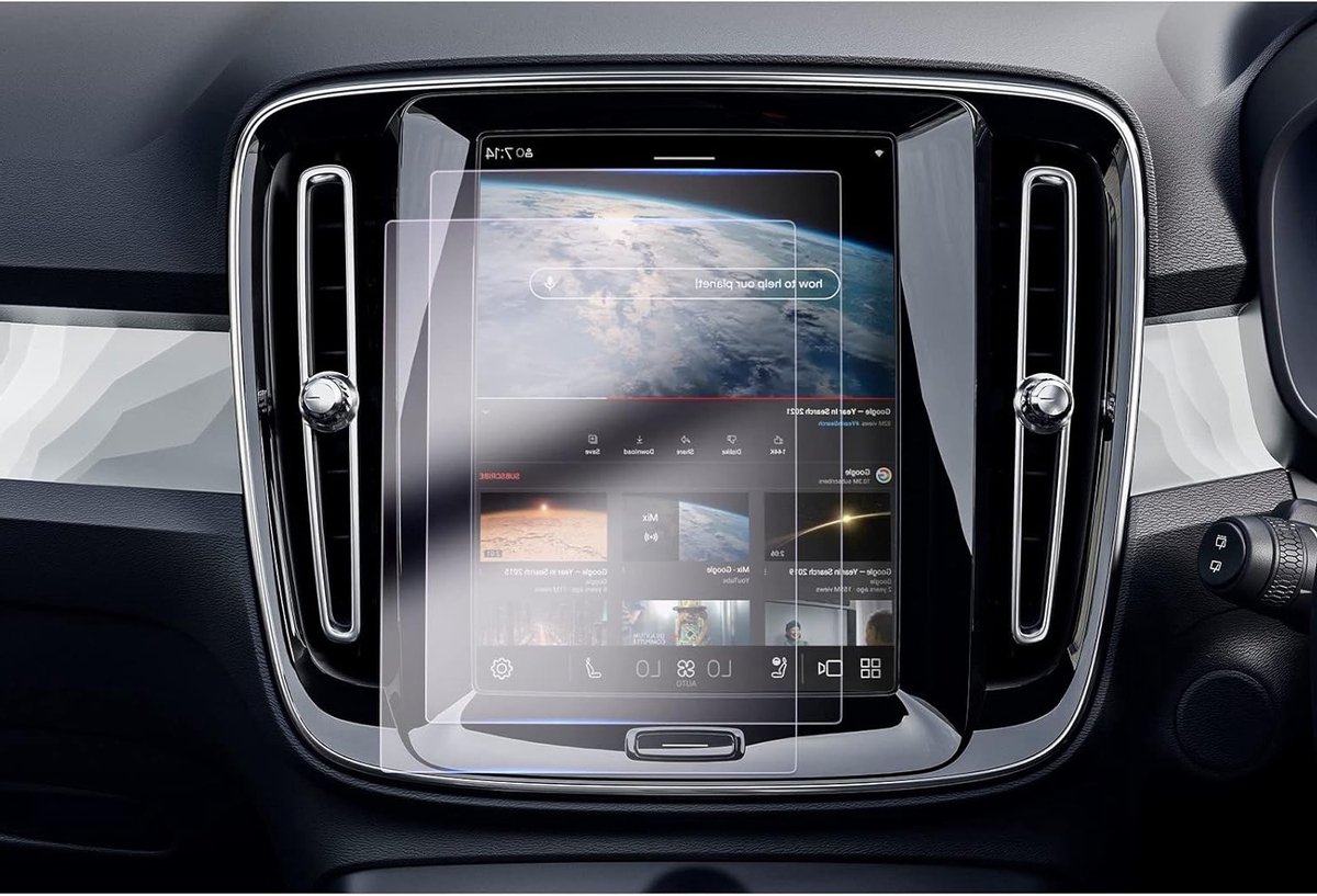 Navigatiefilm voor Volvo XC40, XC60, XC90, V60, V90, S90, S60 en C40 (2017-2025) - 8.7 Inch Beschermfolie, Set van 2