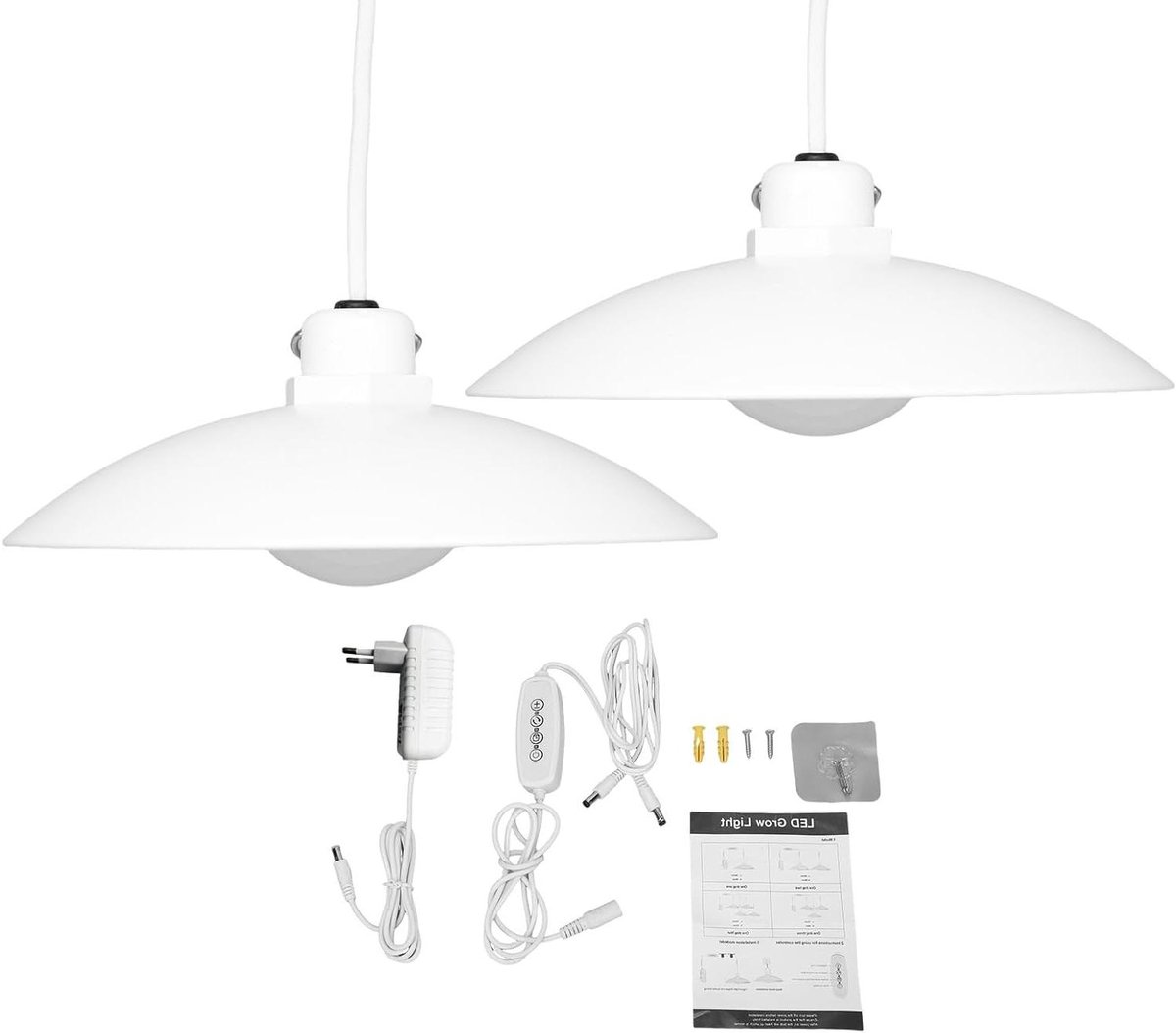 Groeilamp LED - Plantenlamp - Binnenplanten Verzorgen - Volledig Spectrum Licht - 16W - Wit