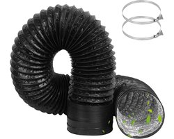 Flexibele Afvoerslang 150 mm Diameter Lengte 3 Meter voor Ventilatie en Afzuiging