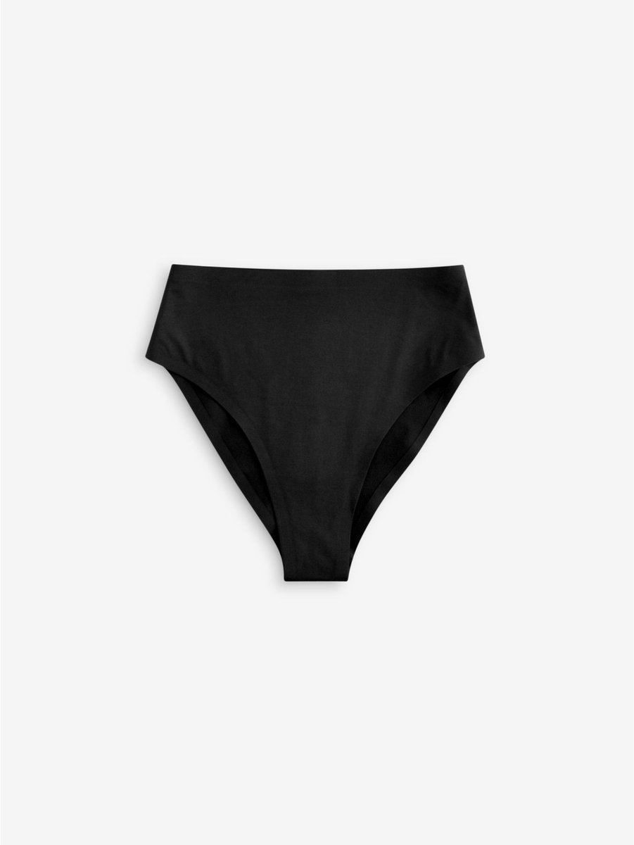 Next Dames - Vormgevend slipje met buikcorrectie van premium katoenmix - Zwart Black