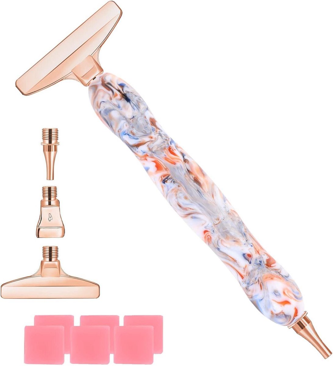 Diamant Schilderen Pen - Diamond Art Pen - DIY Diamant Kunst - Verbeterd Schroefdraad Ontwerp - 3 Stuks Tips
