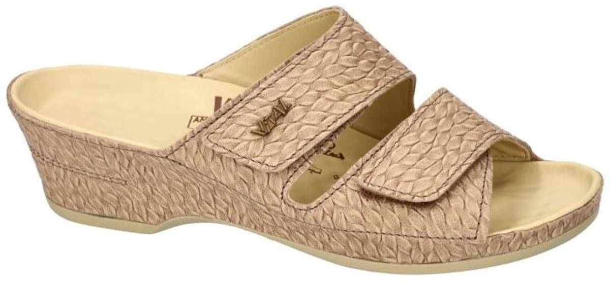 Vital -Dames - bruin licht - slippers & muiltjes - maat 36