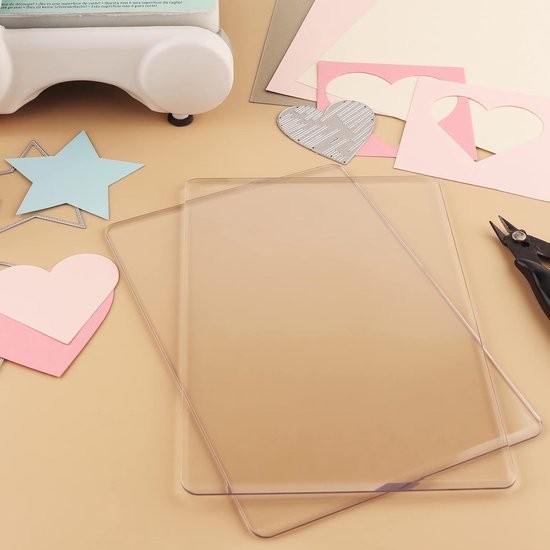 Snijpads voor Stansmachine - Snijplaten Embossing - Creatief Knutselen - Helder en Transparant - 323 cm x 224 cm - Transparant — afbeelding 5
