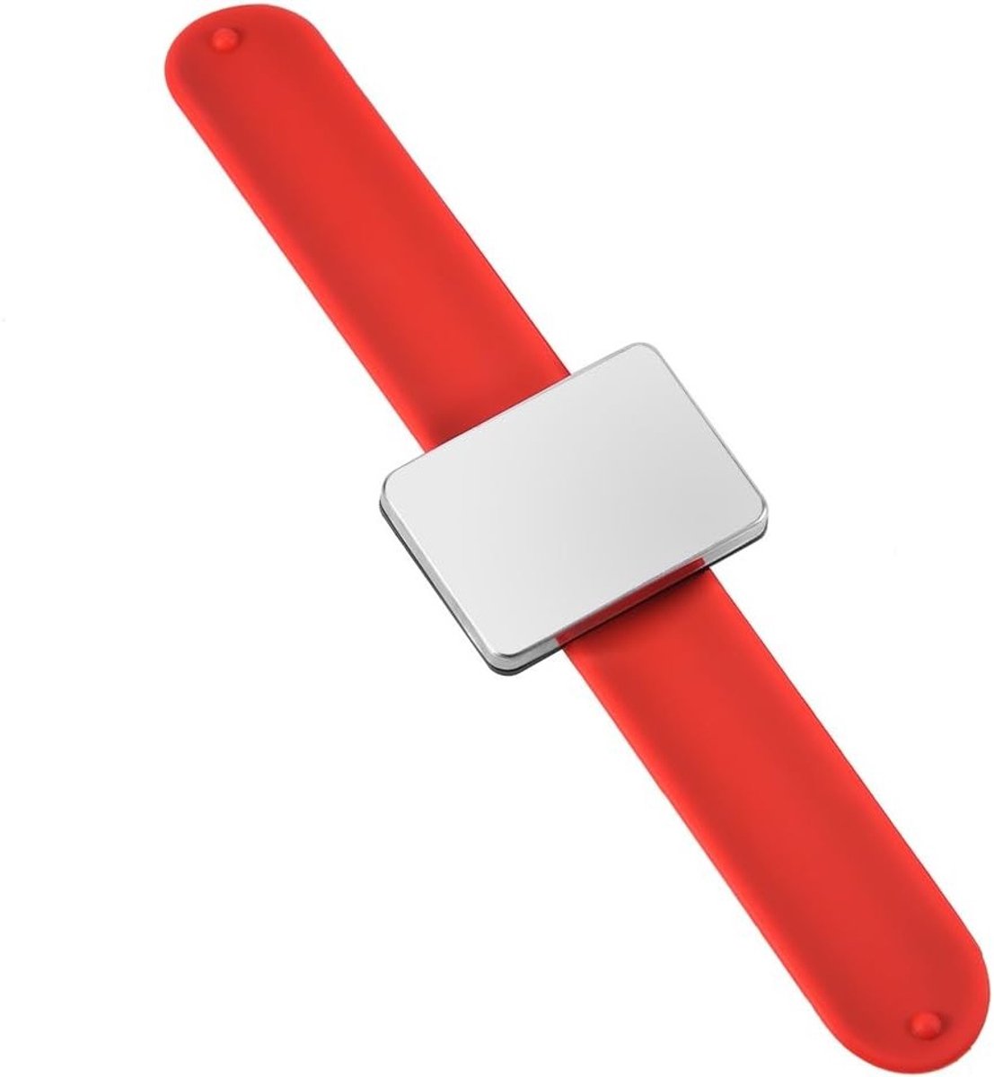 Haarspeld Verzamelarmband met Magnetische Grip, Handige Accessoire voor Kapsalon en Haarstyling, Ideaal voor Haarclips en Haaraccessoires (Rood)
