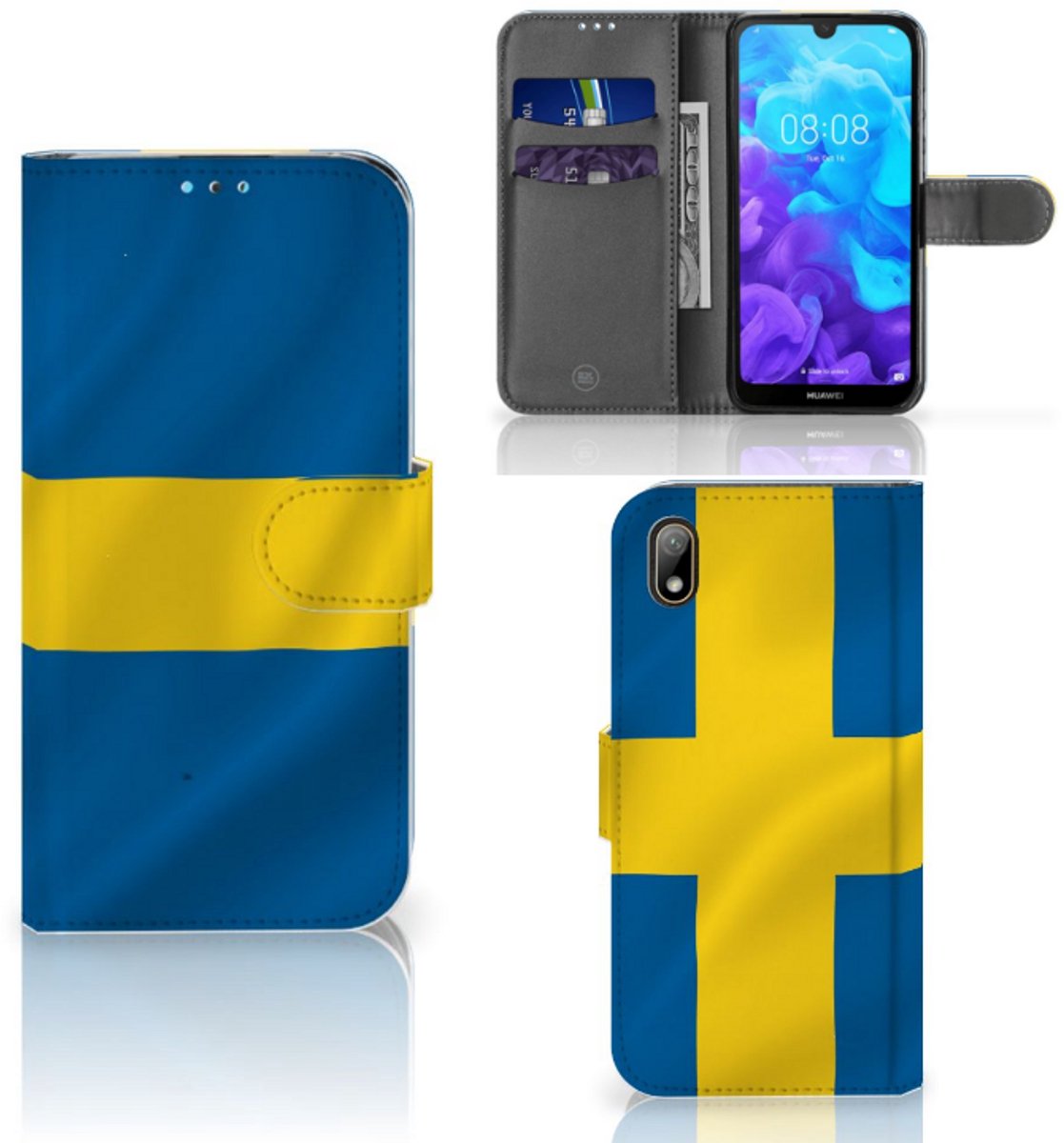 Huawei Y5 (2019) Bookstyle Case Zweden