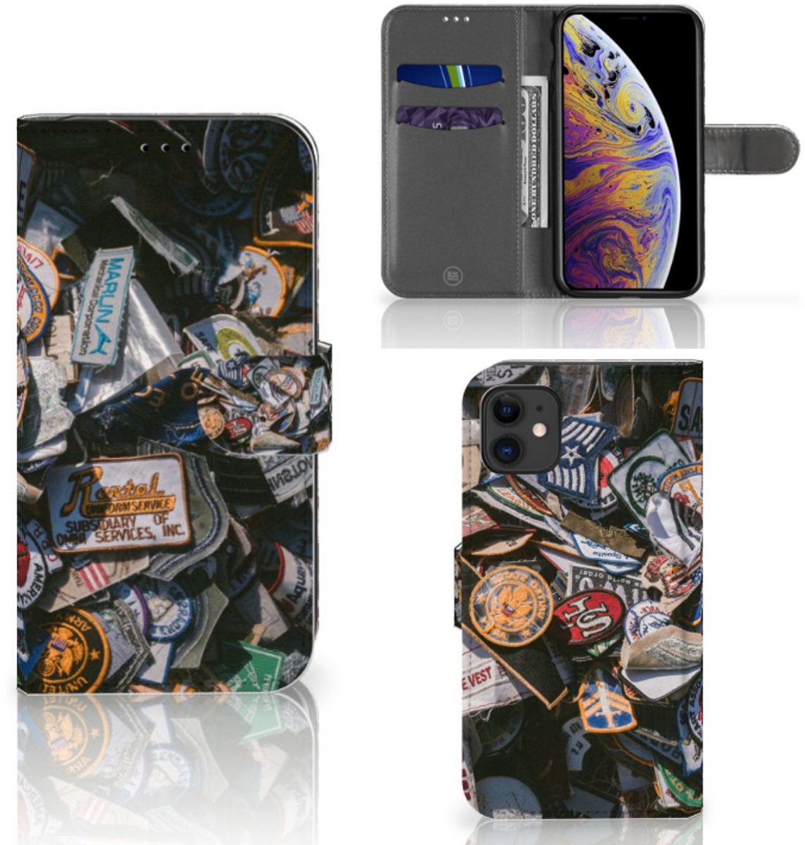 Apple iPhone 11 Telefoonhoesje met foto Badges