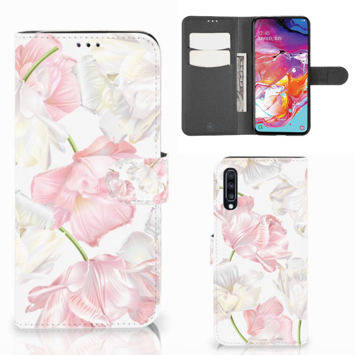 Samsung Galaxy A70 Hoesje Lovely Flowers