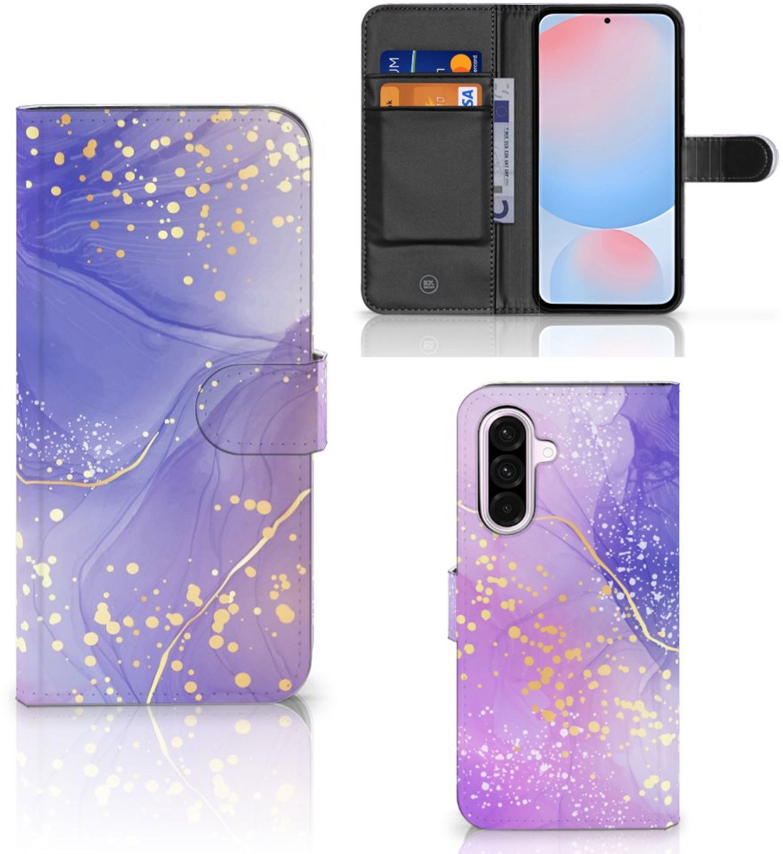 Hoesje voor Samsung Galaxy A56 Watercolor Paars