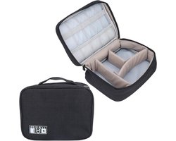 Koffiezetapparaat Tas - Reistas Koffiemachine - Koffie Meenemen - Veelzijdige Opbergruimte - 25 x 19 x 10 cm - Zwart