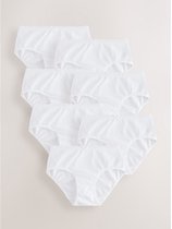 Next - Meisjes - Set van 7 kanten slips - Wit