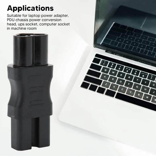 Connector IEC320 C6 naar IEC320 C15 - Converter Power Cord - Adapter ...