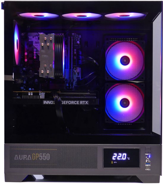 PC de Gaming de Basic - Intel i5 11400 - 16 GB DDR4 - GTX 1650 4 Go - 240 Go SSD - 1 To HDD - BLACK