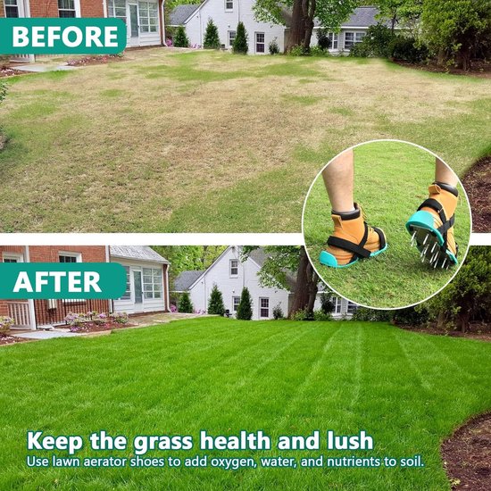 Beluchtingsschoenen voor Gazon en Tuin - Verbeterde Bodemlucht van Merkloos	 — afbeelding 4