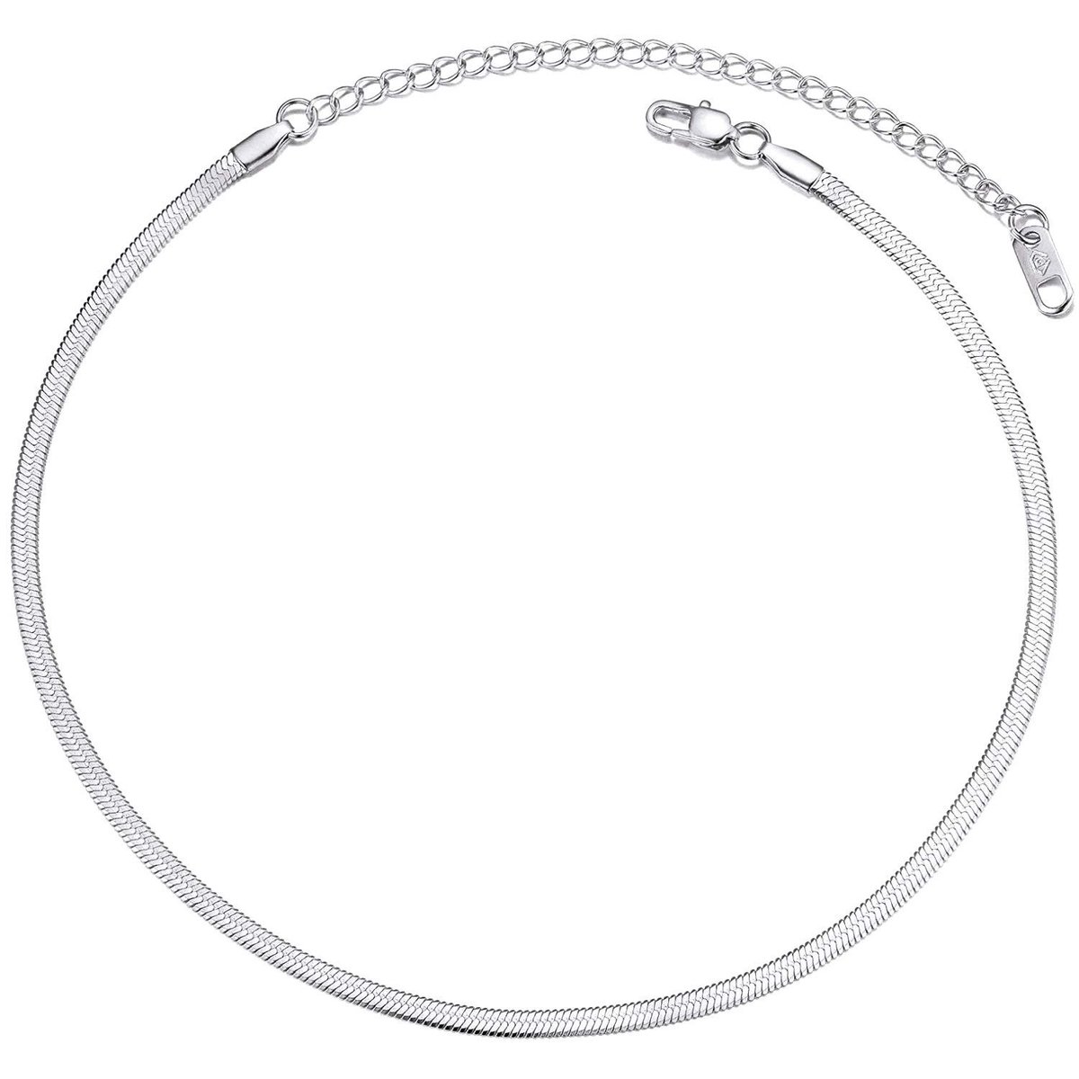 PROSTEEL Mirrored Kettinkje van Rvs/Goudplated voor Vrouwen - 3mm/5mm, 32/38/46 cm
