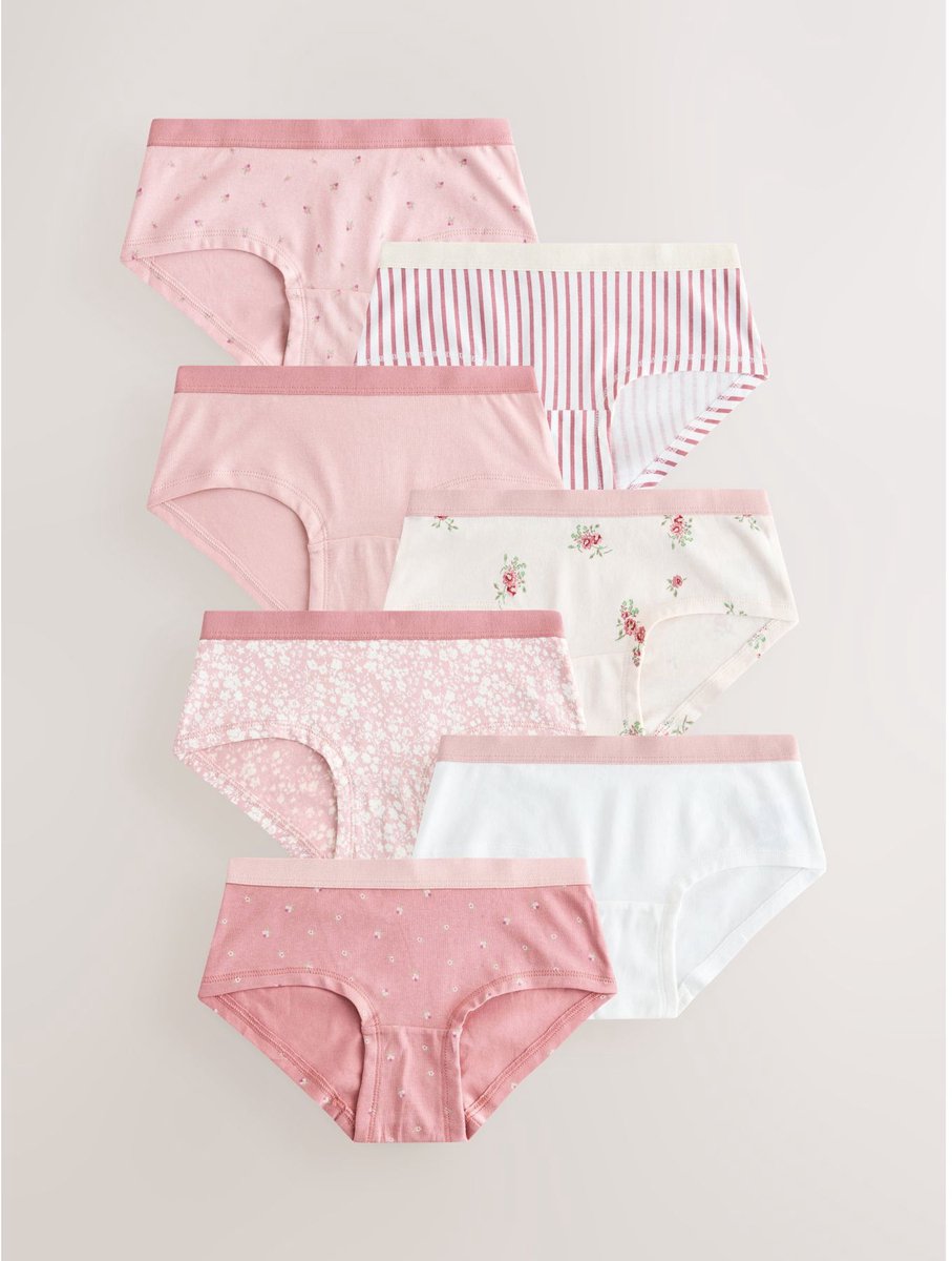 Next - Meisjes - Set van 7 hipsters - Roze