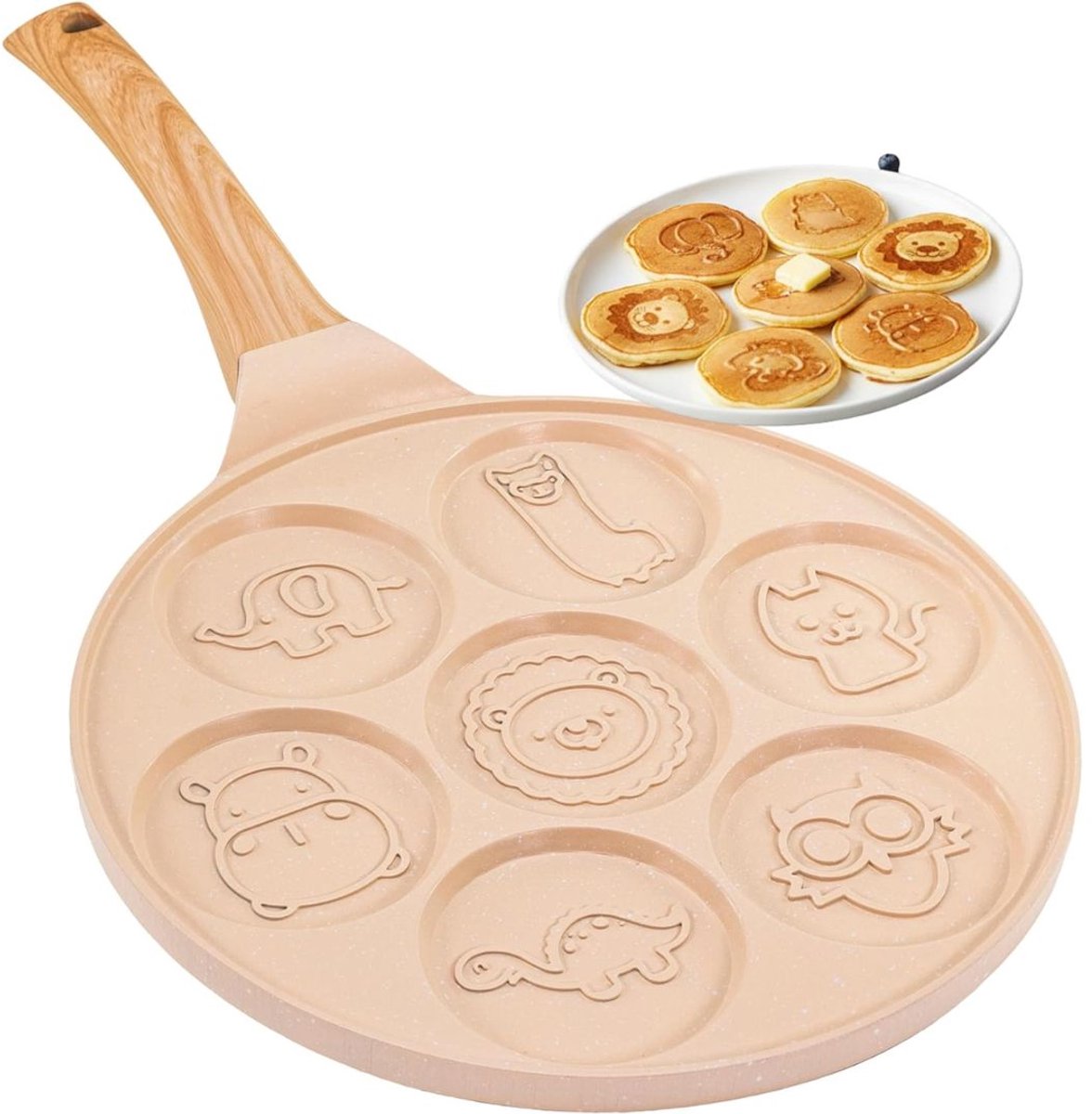MMP® Poffertjespan - Poffertjespannen - Beige - 46cm x 26cm x 4cm