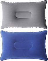 Set de 2 Kussens de Plage Opblaasables - Camping Ultralight - Kussen de Voyage Portable - Kussen de Cou Opblaasable - Kussen d'Air pour Sports de Plein Air - Camping - Randonnée