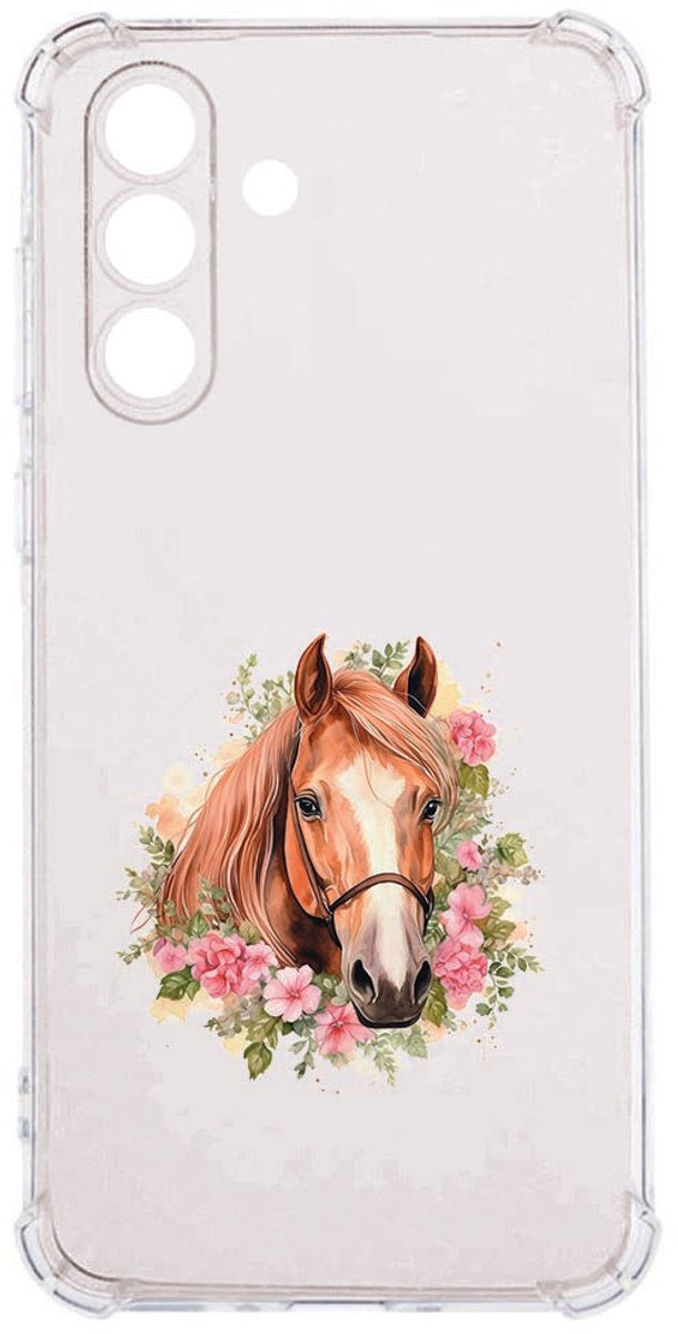 TPU Siliconen Hoesje Samsung Galaxy A57 Paard Valbestendig
