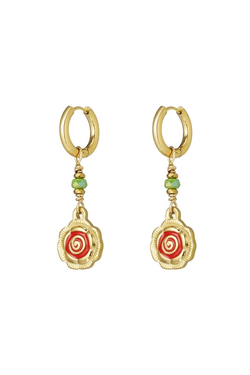 oorbellen rose glow
