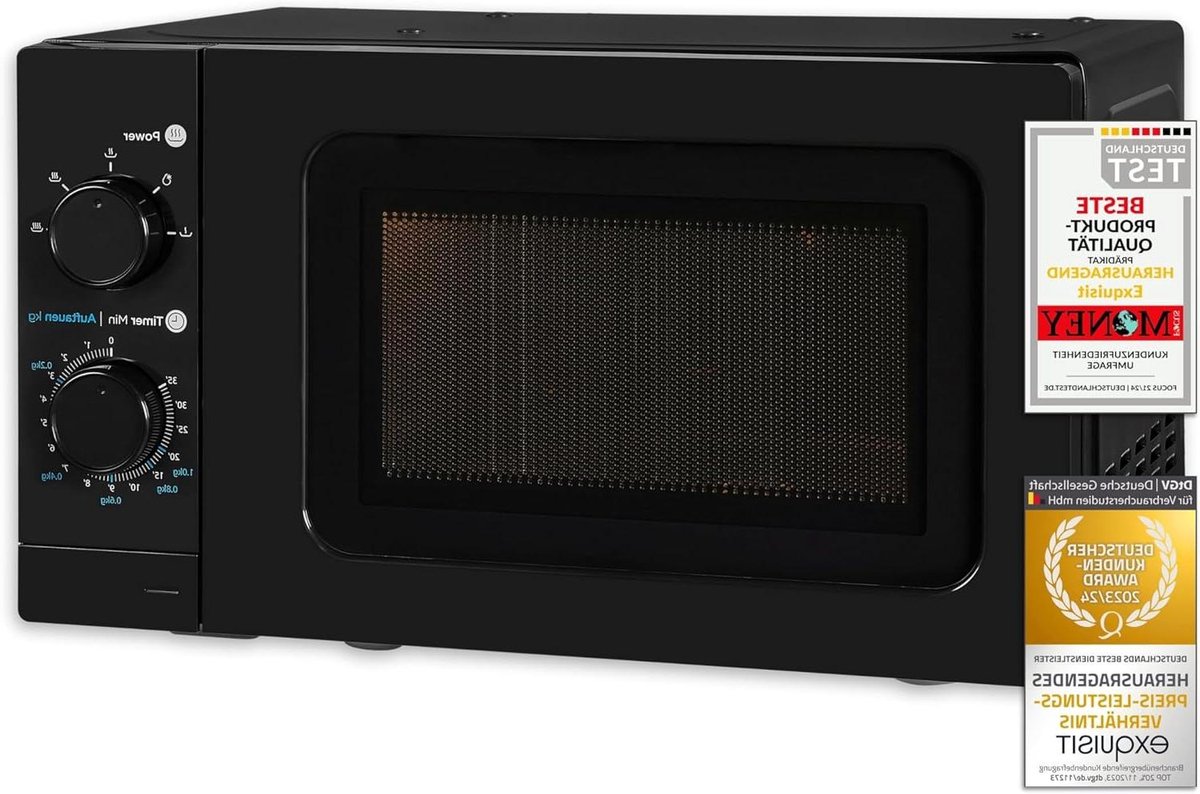 Magnetron - Oven Apparaat - Eten Opwarmen - 5 Vermogensstanden - 20 Liter - Zwart