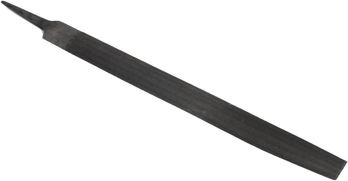 Halfronde Vijl - Metaalvijl Houtvijl - Materiaal Bewerken - Dubbelzijdige Snede - 30 cm - Grijs