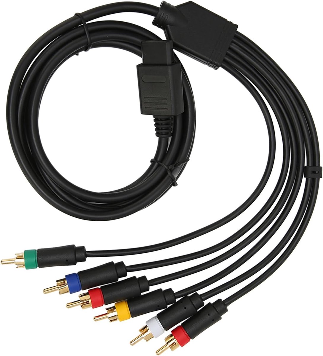 RGB RGBS Component AV Kabel met BNC Koppen voor N64, SNES en SFC