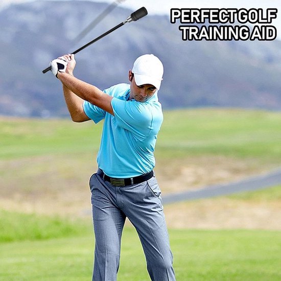 Golf Swing Trainer - Golf Oefen Grip - Sport Prestaties Verbeteren - Auditieve Timing Feedback - 81 cm Lengte - Zwart van GOLF — afbeelding 2