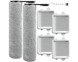 7 stuks accessoires voor Roborock F25 GT / F25 Combo / F25 LT / F25 ACE Combo / F25 XT / F25 RT – 2 borstelrollen, 4 HEPA-filters, 1 reinigingsborstel