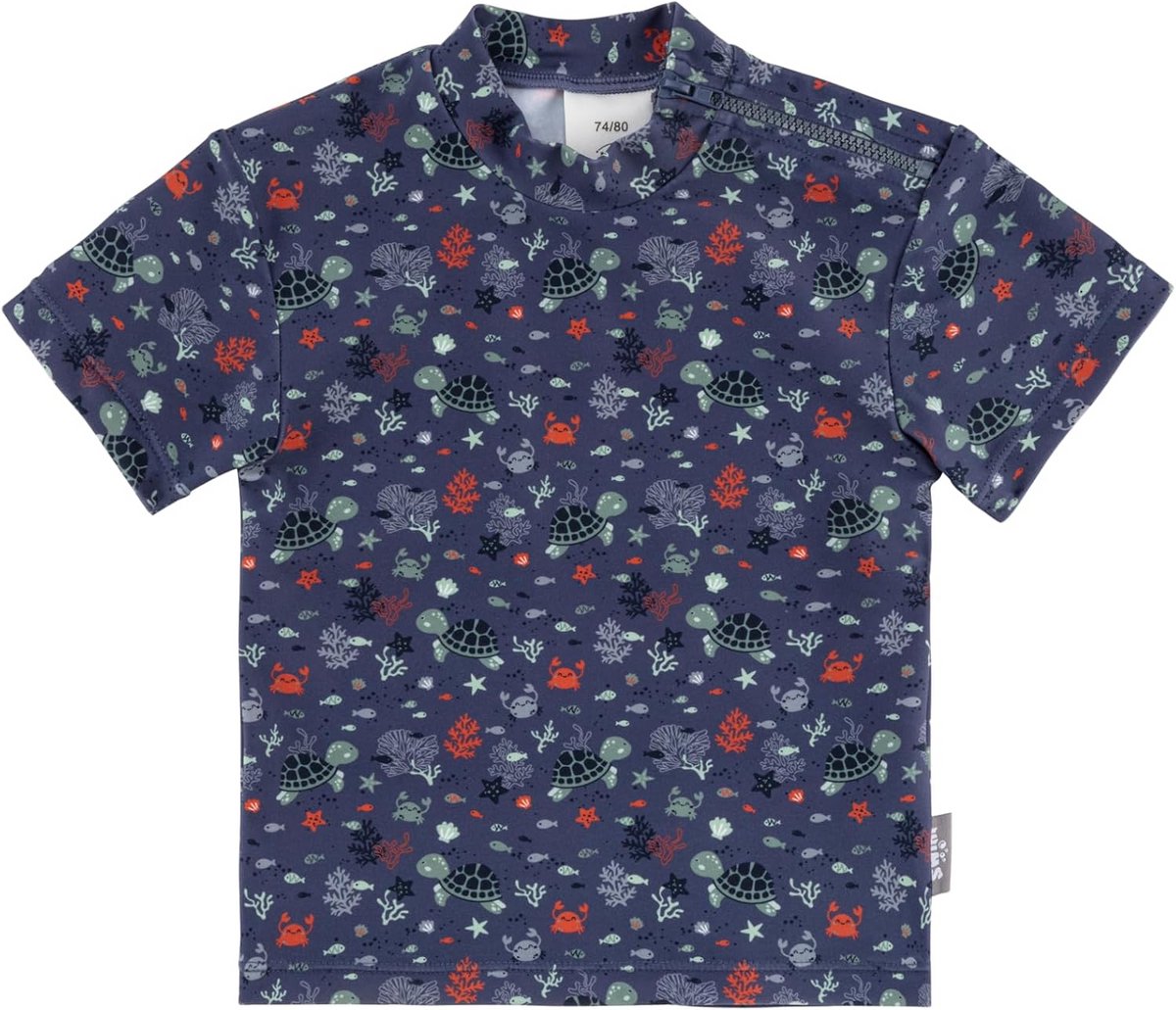 UV Beschermende Zwemshirt Set voor Baby Jongens met Korte Mouwen