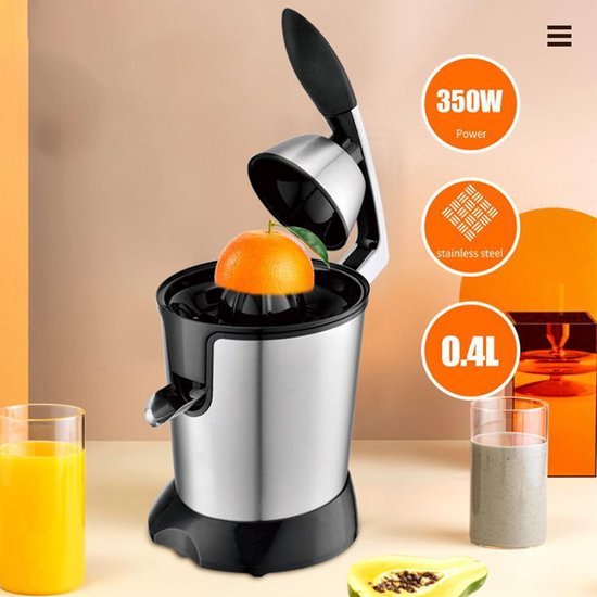 Krachtige Elektrische Citruspers RVS - Snel en Gemakkelijk Sap Persen — afbeelding 2