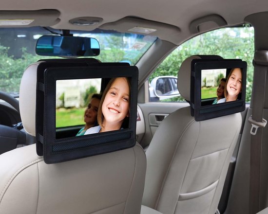 Universele Hoofdsteun Houder voor 9 Inch Draagbare DVD Speler in Auto — afbeelding 5