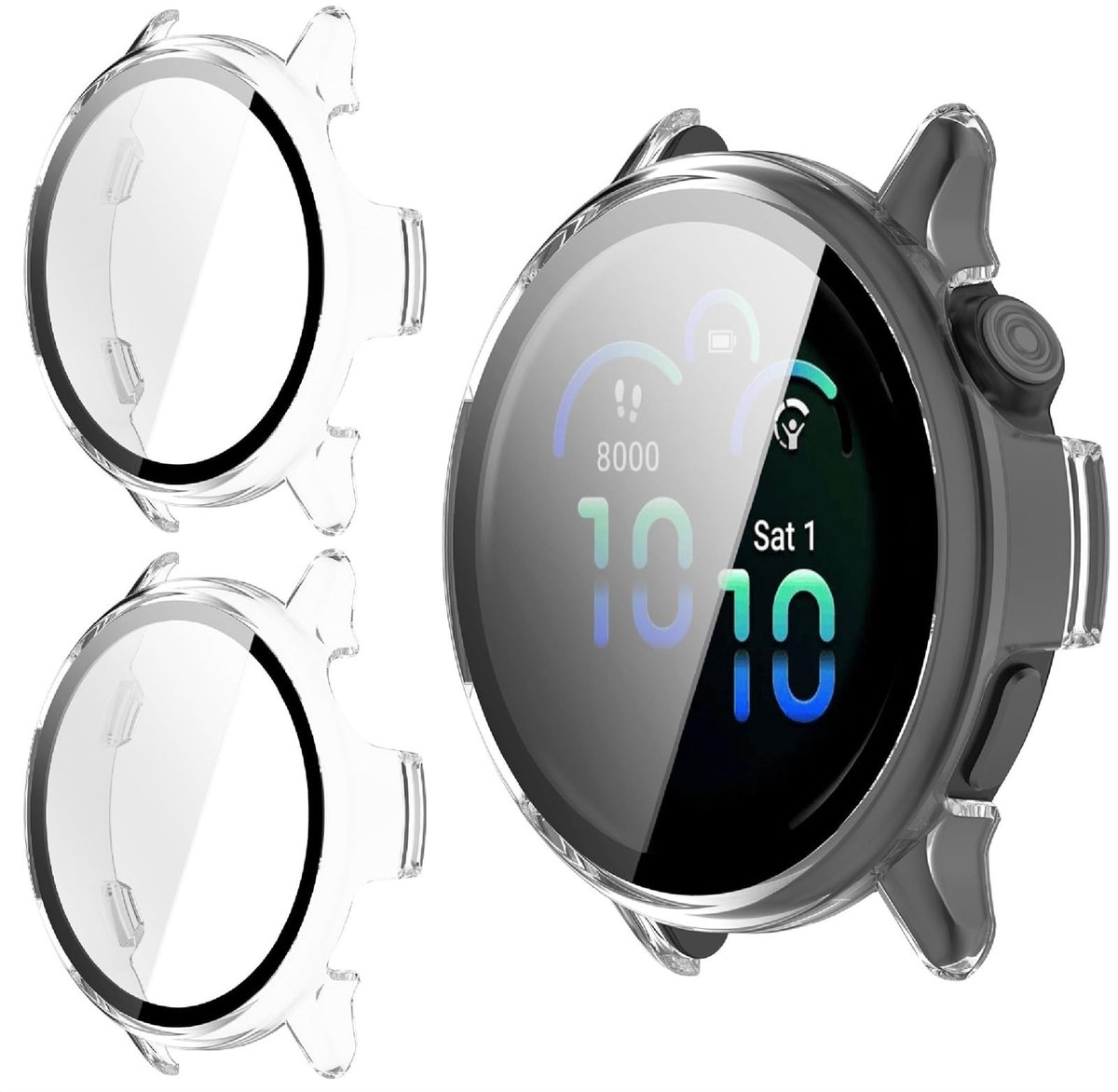MTTproducts - Beschermhoes voor Garmin Vivoactive 6, Set van 2