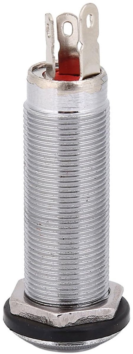 NTH products - Gitaaruitgang Stopcontact - Efficiënte Geluidsafvoer - Cilindervorm - 1/4 Inch - Schroefdraad Aansluiting - Geschikt voor Elektrische Git...