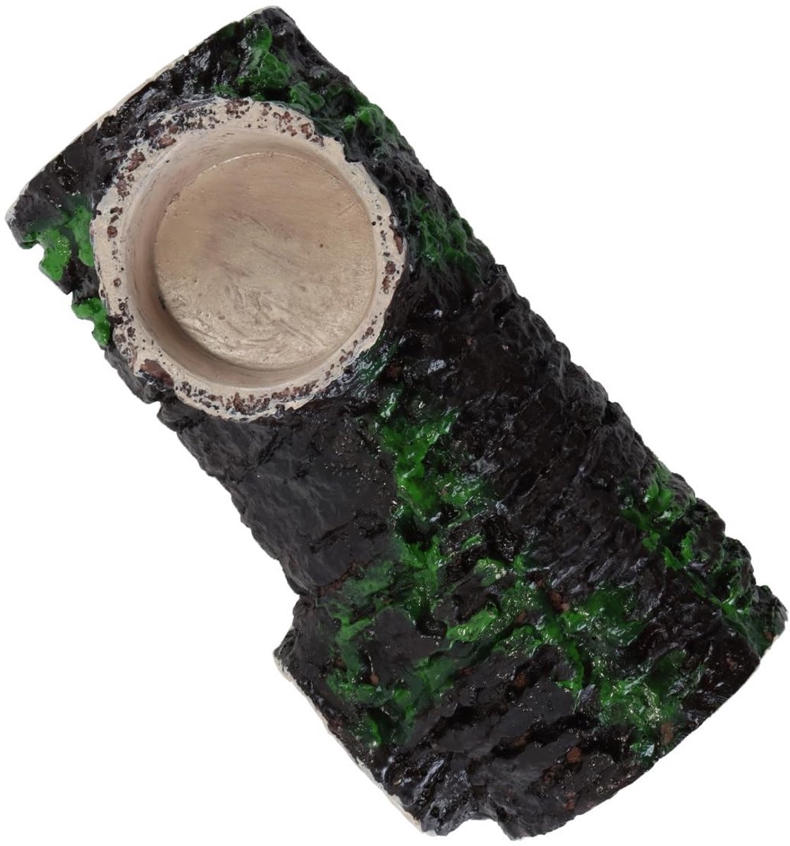 MTTproducts- Reptielengrot veilige schuilplaats - Terrarium ornament - Multifunctioneel ontwerp - Waterschaal/voerbak - Hars - 6 x 18 x 10 cm - Dierenverblijf
