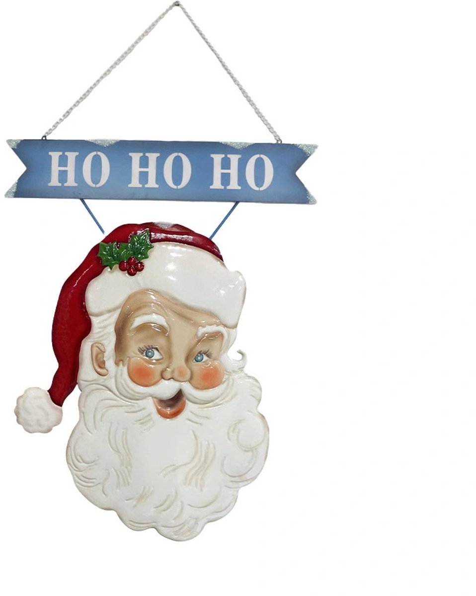 Buitengewoon de boet - Wanddeco Kerstman 45x76 cm