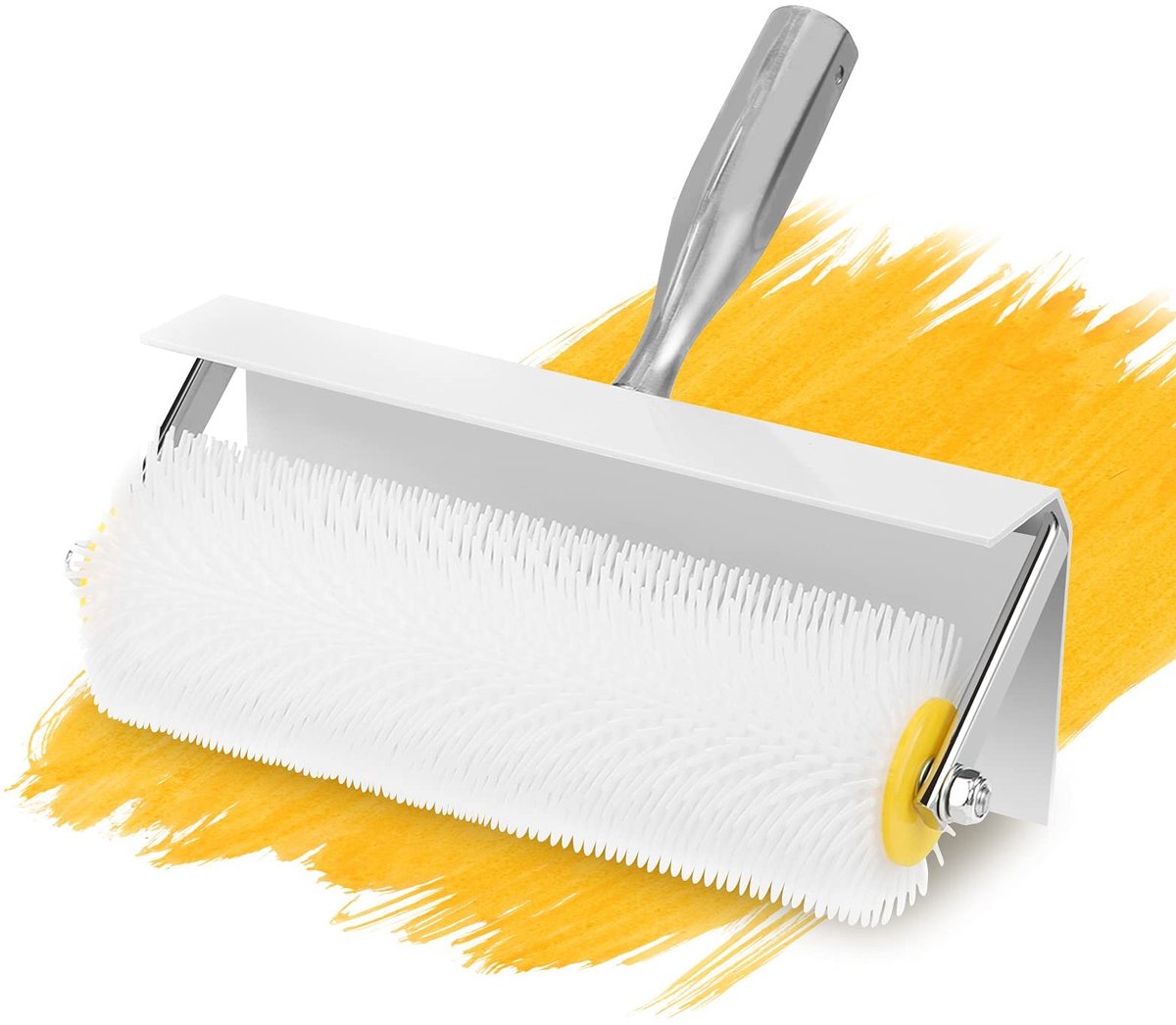 Cosensi- Beluchtingsroller 250mm - Zelfnivellerend - Handmatige Roller - Prikrollen - Effen Verdeling - Duurzaam Ontwerp - Bubble-vrij Oppervlak - Vloerroller