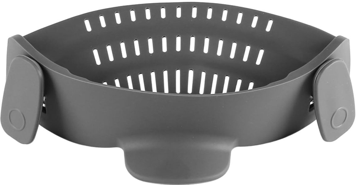 Byshayne- Zeef Klip-on - Siliconen - Afdruiprek - Keuken Gadget - Vaatwasserbestendig - Temperatuur tot 230 °C - Vergiet