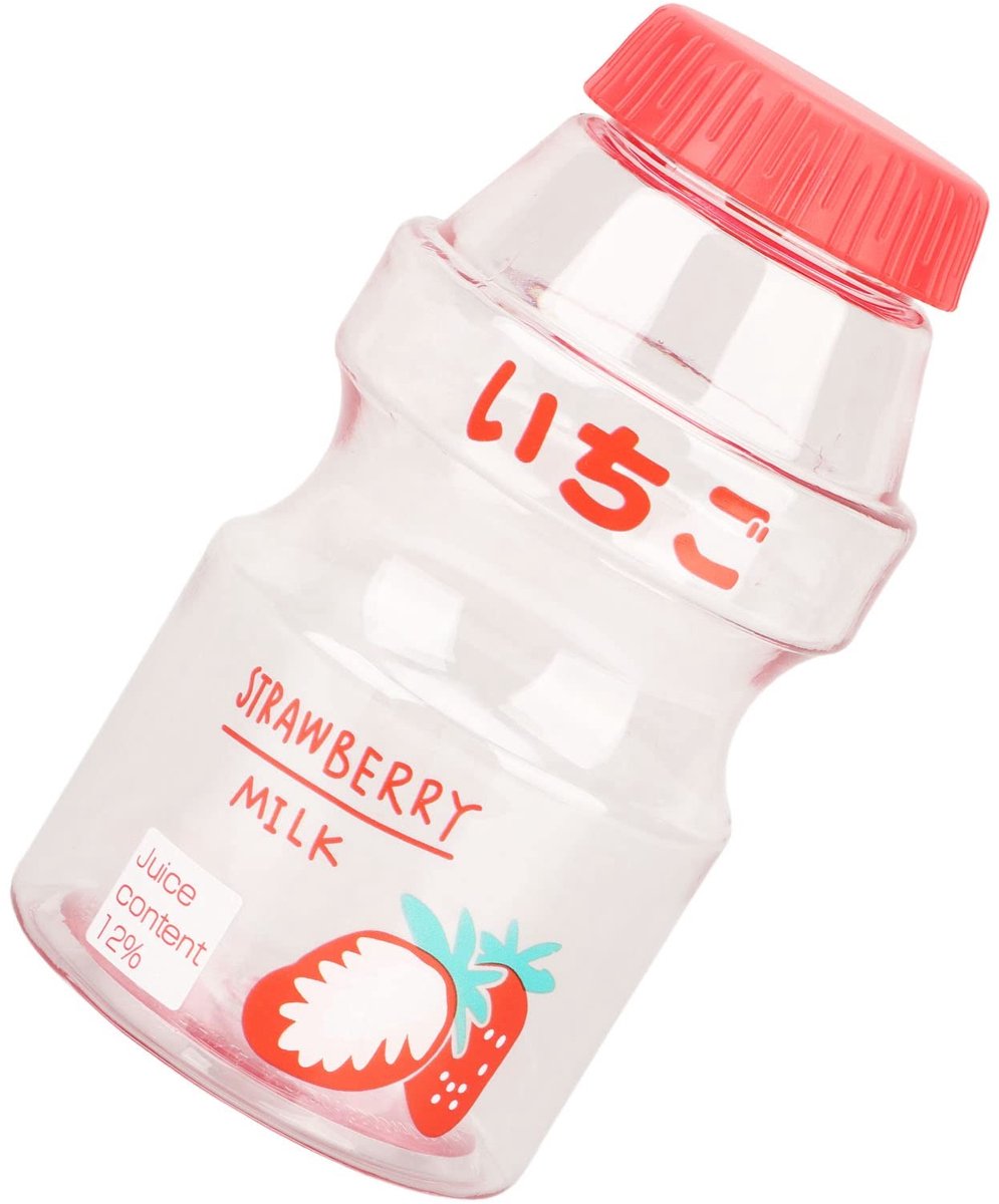 Cosensi- Waterfles 480ml - BPA-vrij - Cartoon Ontwerp - Lichtgewicht - Breed Mond - Geschikt voor Sport en Kantoor - Drankfles