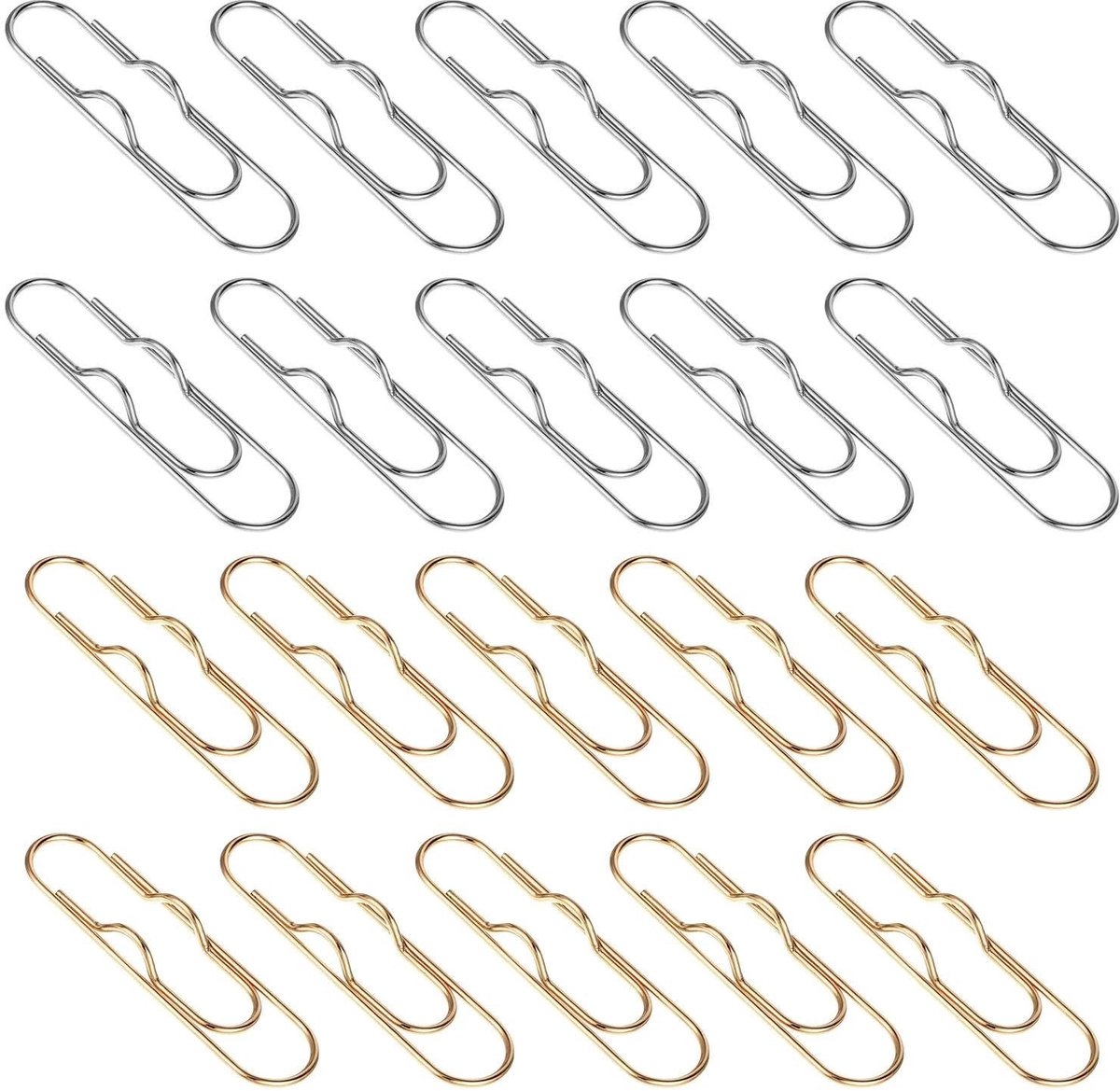 Cosensi- Penklemmen 20 Stuks - Draagbare Paperclips - Robuust Metaal - Multifunctionele Penhouder - Jumbo Paperclips - Hoogwaardig en Duurzaam